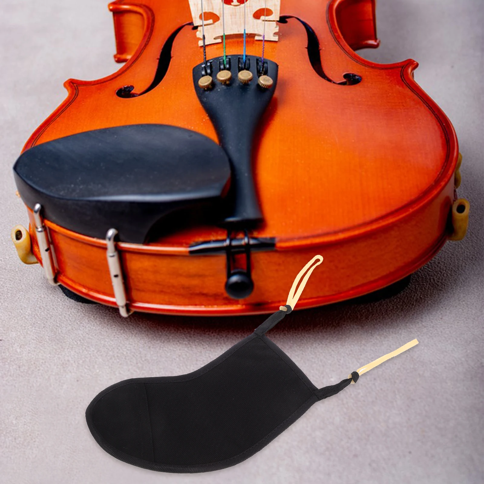 

Violin Shoulder Pads 1 4 Size Chin Rest Pad Comfortable Sweat Absorbent Accessories for Violin Playing Small Medium