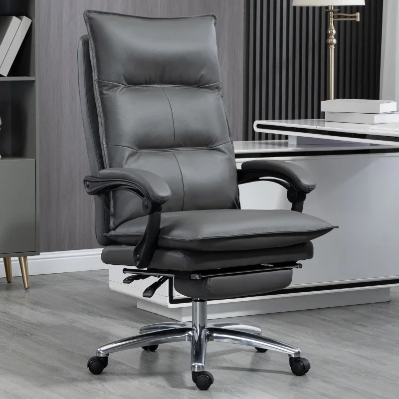 

Relaxing Ergonomic Office Desk Chair Footrest Vanity Leather Office Chair Designer Silla Escritorio Oficina Individual Armchair