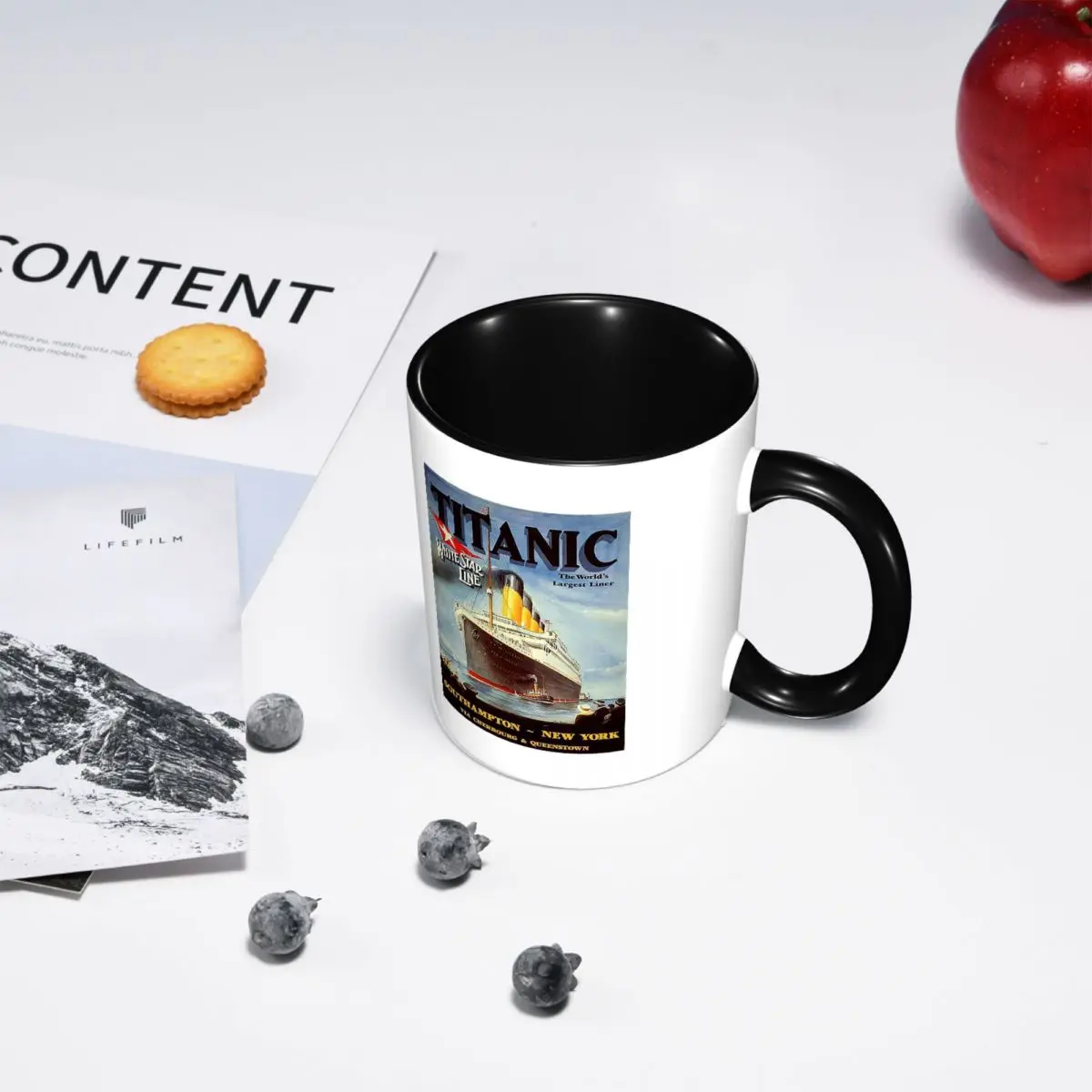 Titanic White Star Line Mug Funny Ceramic Coffee Cups Tea Mugs Milk Cup Drinkware Gifts for Friends