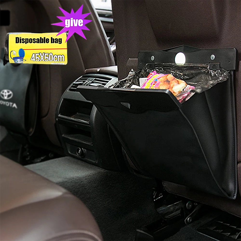 كيس قمامة السيارة المغناطيسي لـ Tesla Model Y S 3 2017-2019 2020 2021 2022 2023 المقعد الخلفي معلقة تخزين جيب الملحقات #3