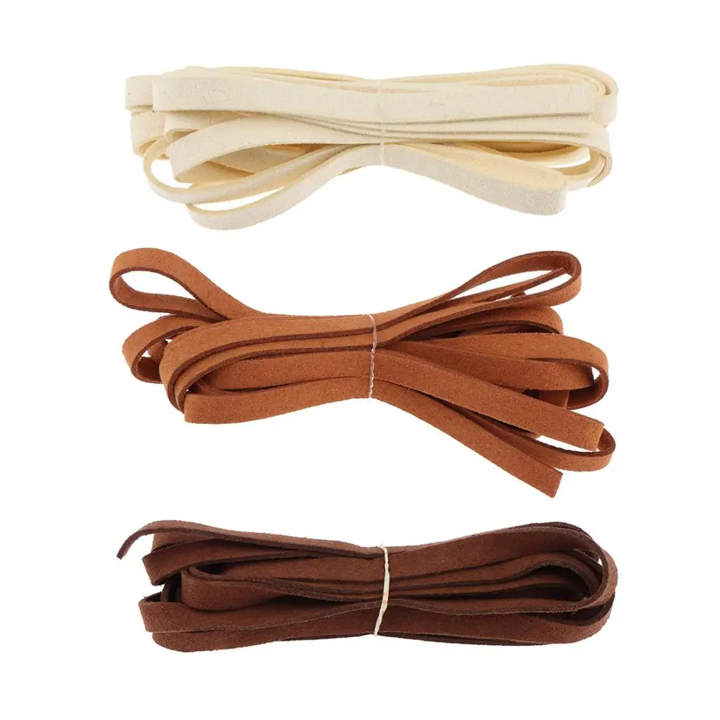 3.3yd Soft Faux Leather Suede Cord Thread Decorations DIY Jewelry Making Craft