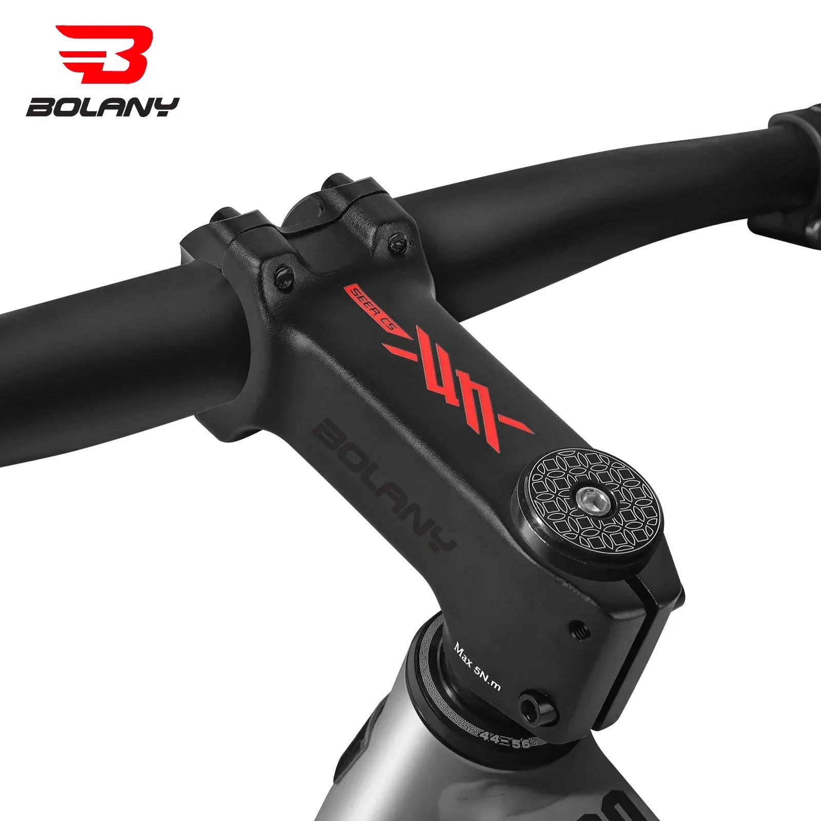 

BOLANY Ultralight Bicycle Stem 90mm Aluminum Alloy stem 31.8mm -10Degree Handlebar Stem for Downhill Mountain Bicycle Supplies