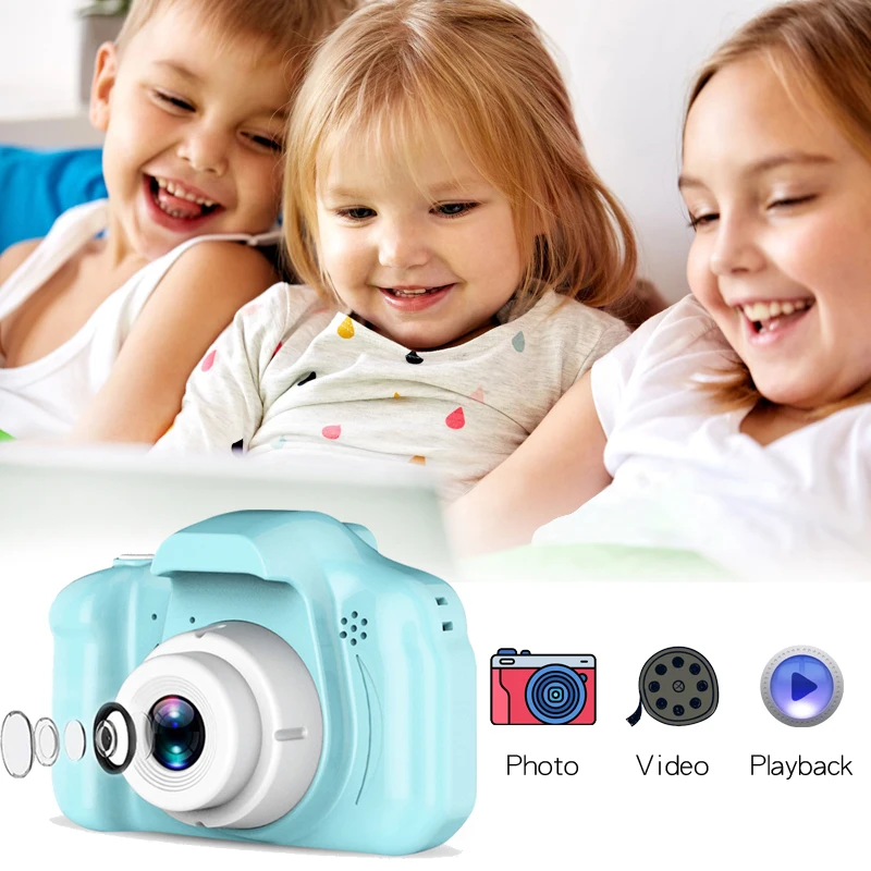 Kids Camera Digital Vintage Camera Photography Video Camera MINI Education Toys For Children Baby Gifts 1080P Camera Christmas