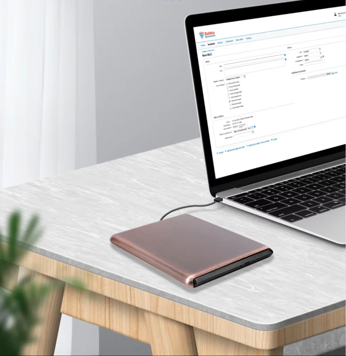 جديد USB3.0 Type-C محرك أقراص DVD خارجي إعادة الكتابة قارئ الكاتب الموقد المحمولة DVD RW CD مشغل محرك الأقراص الضوئية لأجهزة الكمبيوتر المحمول #3