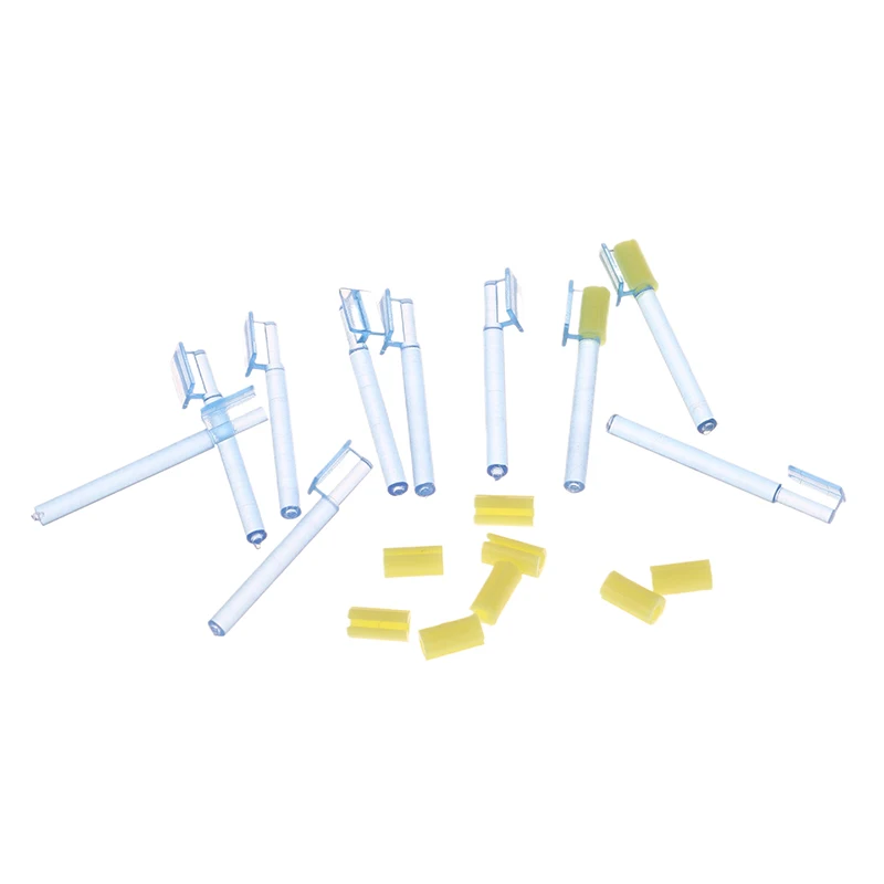 1/10 Kit Dental Attachment Implant Blue Bar Yellow Clips Bolt Inserts Castable Sectioned Bar Ball Clips