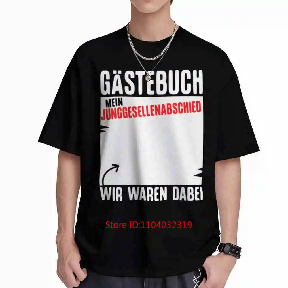 Groom Guest Book JGA Stag Night Wedding Short Sleeve Tee 100% Cotton T-Shirt
