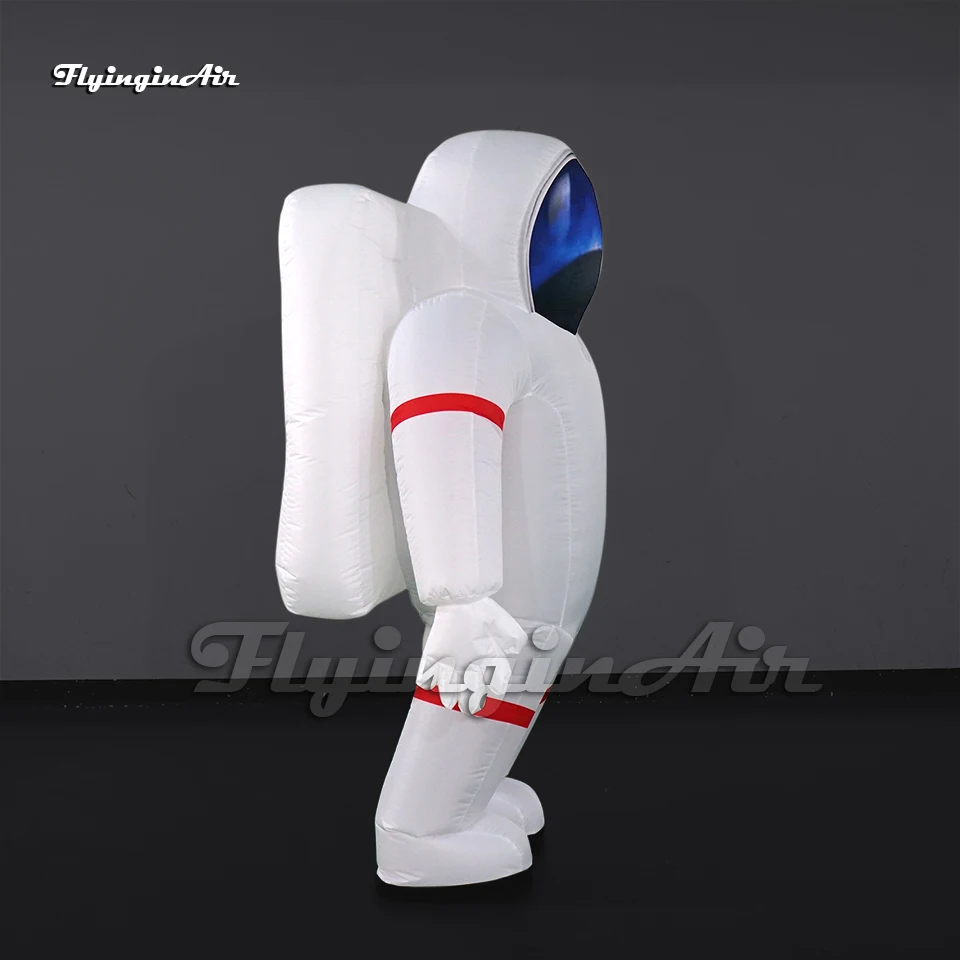 Funny Walking Inflatable Spacesuit Parade Costume 2m Wearable Blow Up Astronaut Clothing For Space Theme Event