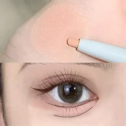 Tea Brown leżący jedwabnik Eyeliner Pen trwały matowy perłowy cień do powiek ołówek gładki szybkoschnący uroda oczu kosmetyki do makijażu