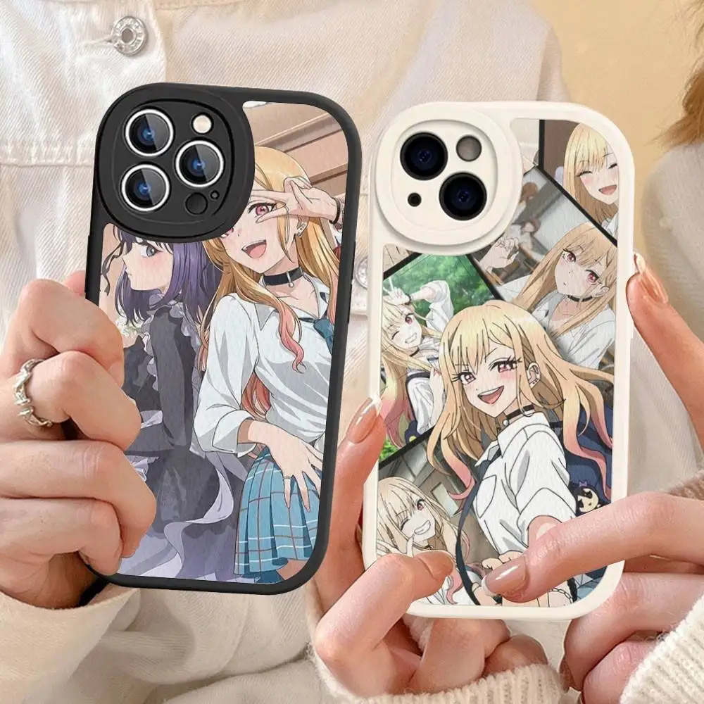 

My Dress Up Darling For IPhone 16 15 14 16E 13 12 11 Pro Max Plus Phone Leather Case