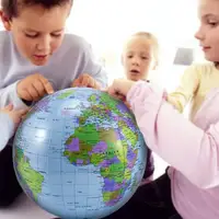 12/16Inch Inflate Globe Beach Ball Toy Map Education Geography Teaching Balloon Props For Kids Adults Creative Gifts 4