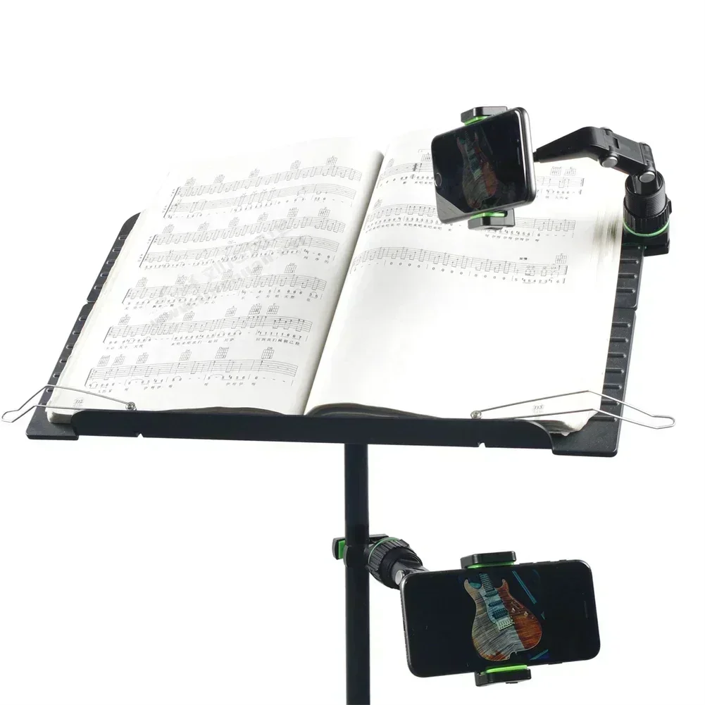 Soporte para micrófono, soporte Universal para teléfono de coche, Clips de soporte para transmisión en vivo, soporte para teléfono móvil, abrazadera