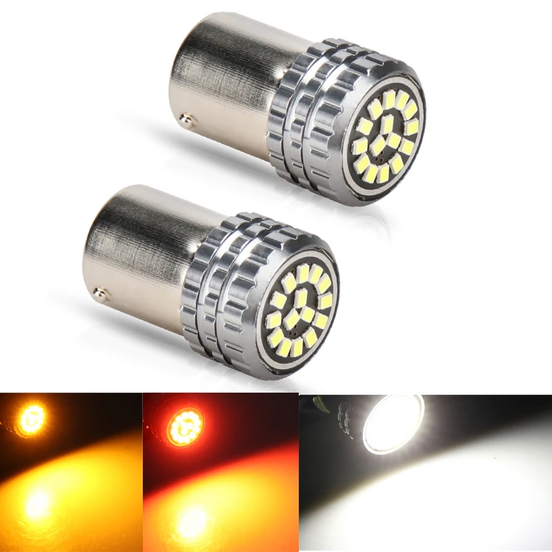 1psc P21/5W Led 1157 BAY15D 1156 P21W Ba15S BAU15S Bulb High Bright Car Light Auto Universal Reverse Turn Signal Lamp Brake DRL