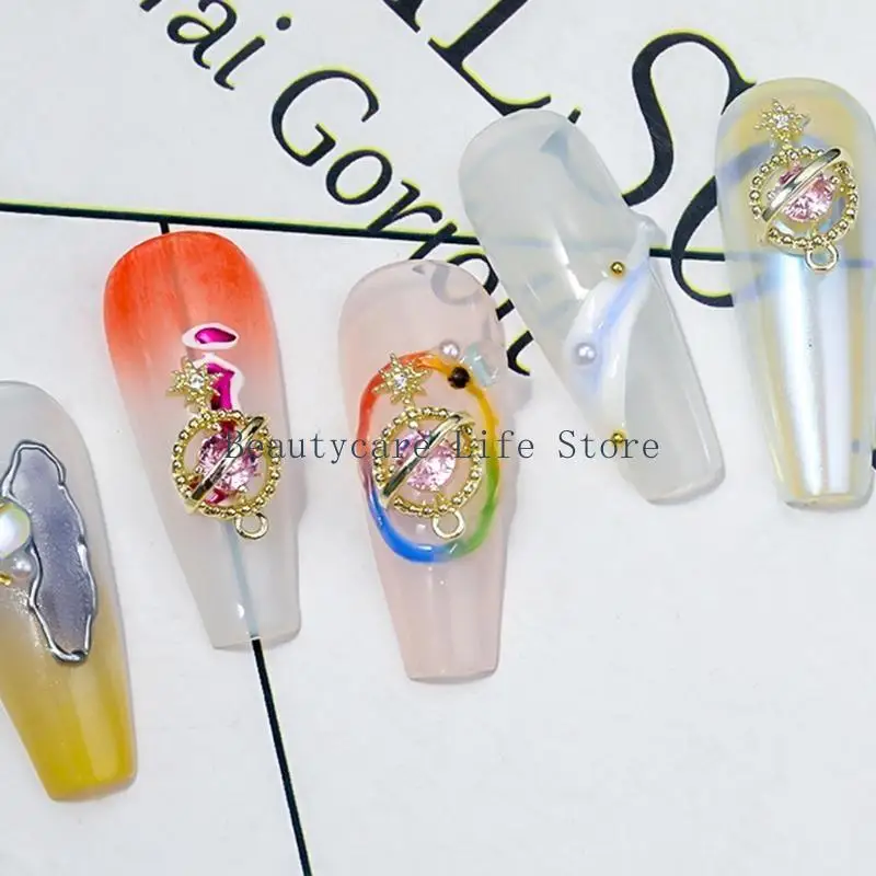 652c Art Schmuck für Saturnform für -Planet für Strasszauber für