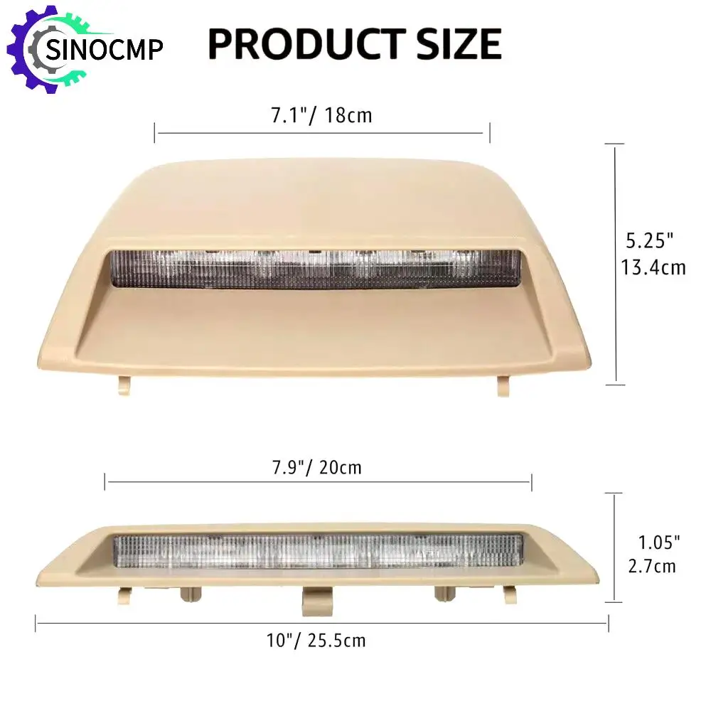 

Beige High Mount 3rd Third Rear Brake Light 26590-9HM1A for Nissan Altima Sedan 2013-2018 Brake Indicator Light Auto Parts