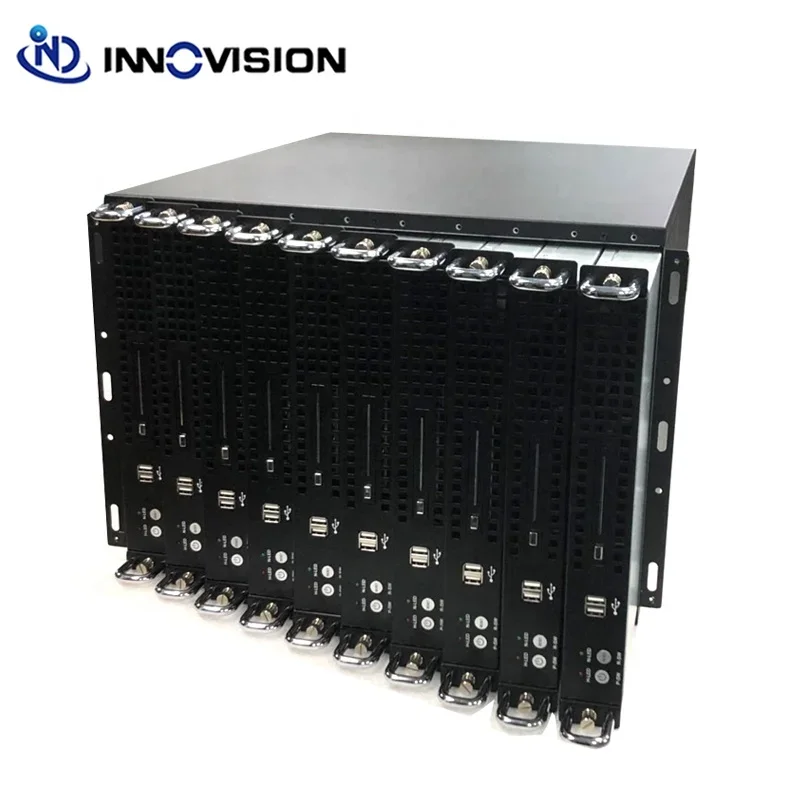 

Optimized 10 blade server in 4U rackmount enclosure for huge data center