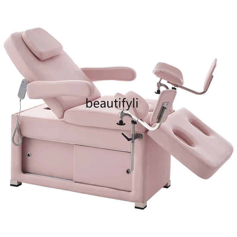 

New Electric Private Medical Gynecological Examining Table Surgery Facial Beauty Salon Micro-Whole Body Physiotherapy Bed