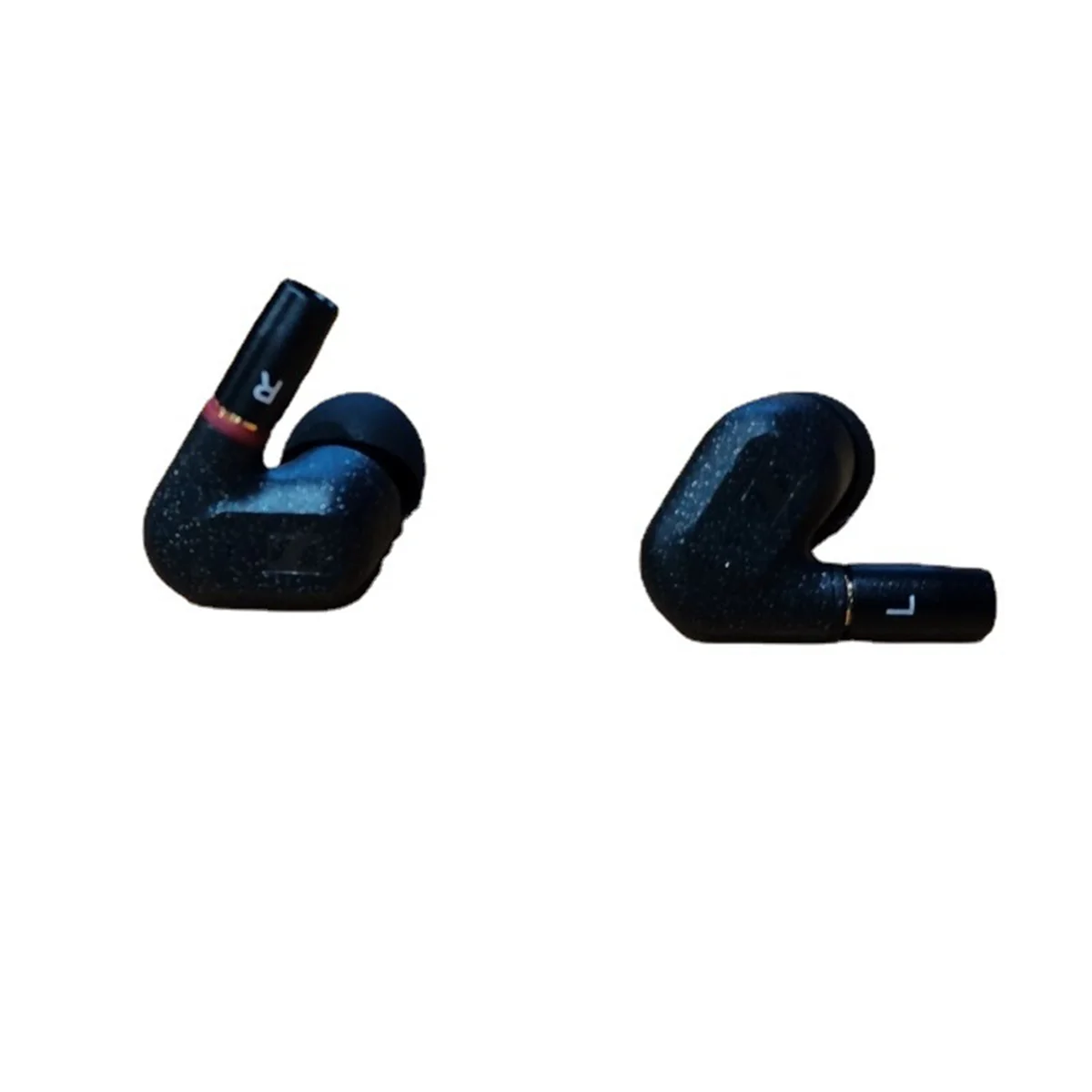 1 par de pines para auriculares, adaptador de conector para auriculares para Sennheiser IE300 IE900 para Audio Technica N5005, enchufe para auriculares plateado