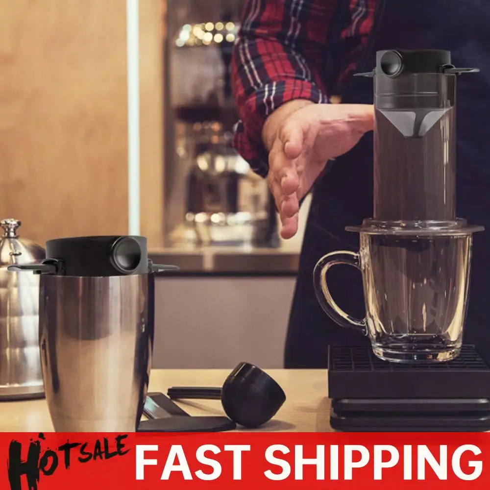 

Кофеварка Pour Over Портативная складная кофеварка Домашний фильтр для кофе из нержавеющей стали Легко чистится для капельного кофе и чая