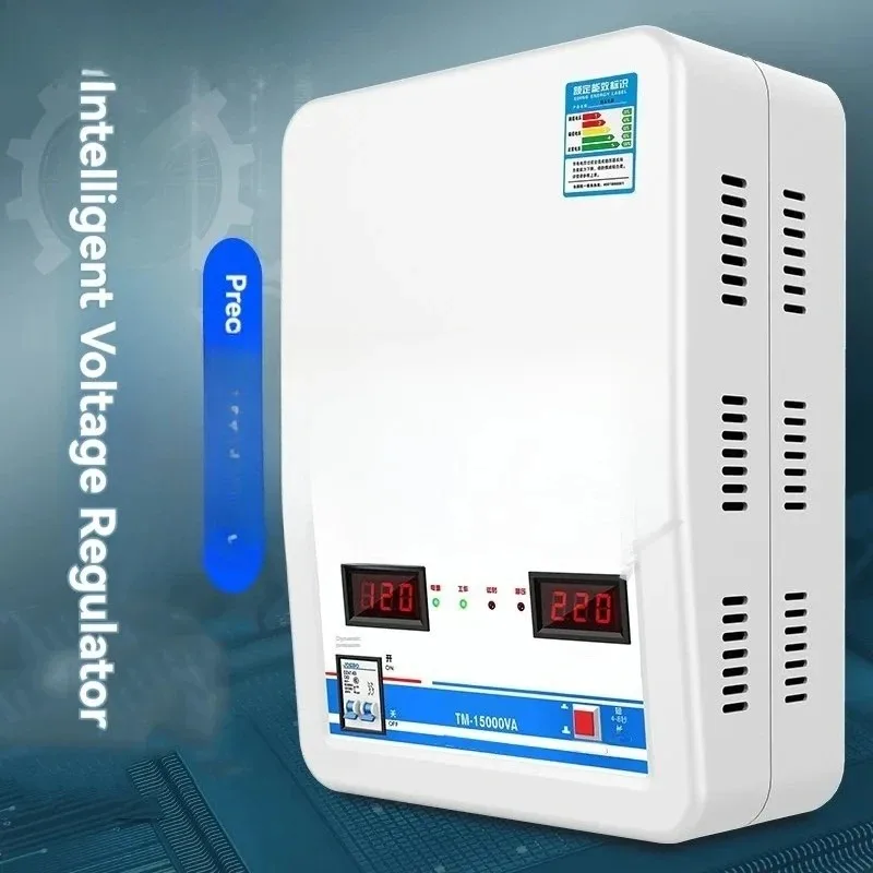 Voltage Stabilizer 220V Automatic Household High-Power 15kw Pure Copper Low-Voltage Air Conditioner Special Voltage Regulator
