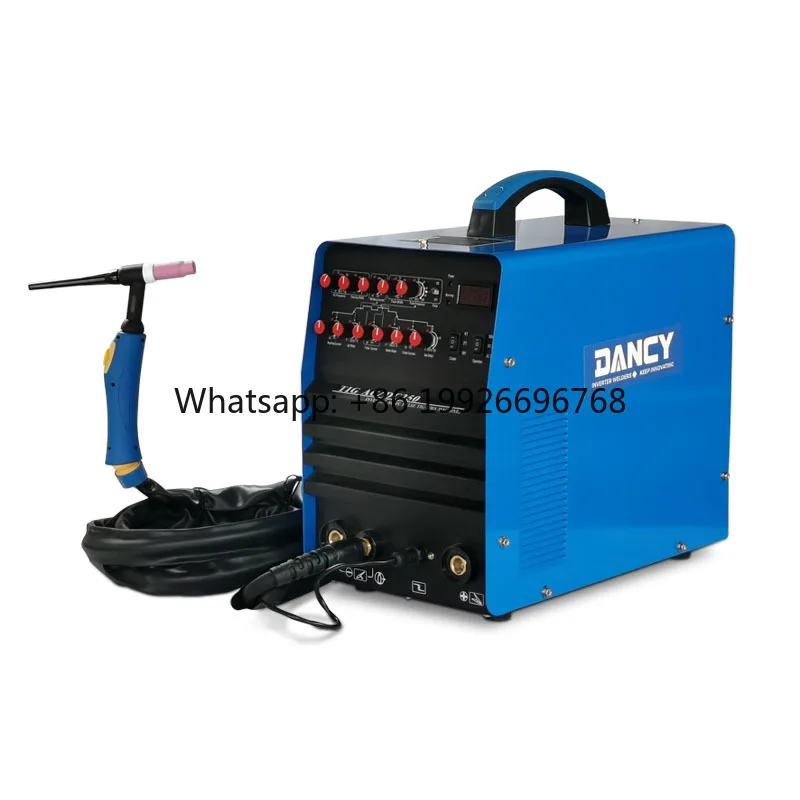250A Pulse TIG250P Welder Ac Dc Aluminum Stick Arc Inverter IGBT 220V  Tig Welding  for Stainless Steel