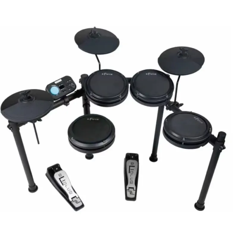 

Professional Electric Drum Set E-Force Music Explorer Series All Mesh High Quality Portable Electronic Drum Kits