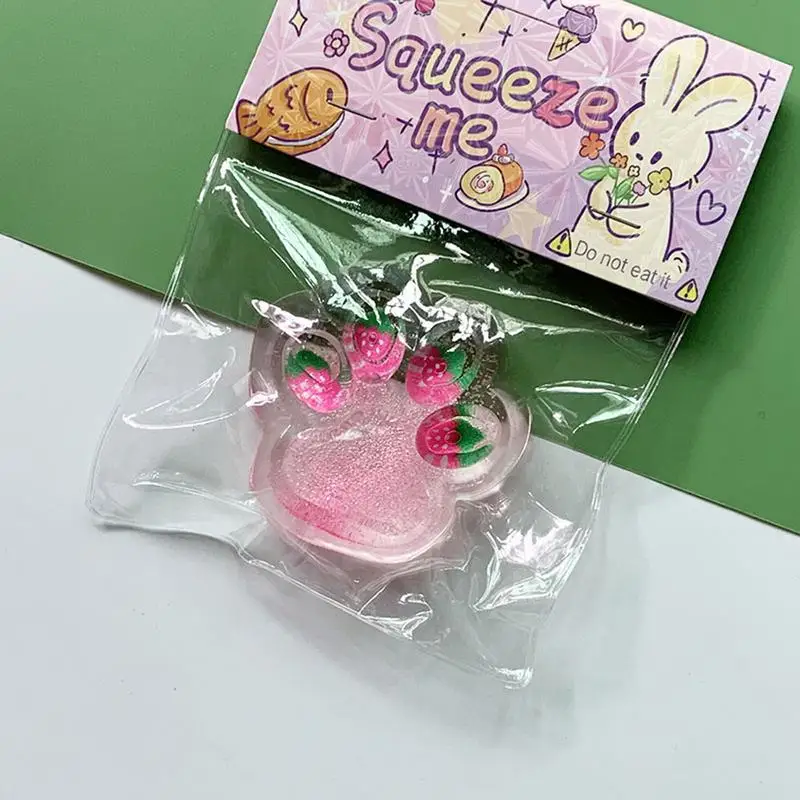 Cartoon Zintuiglijk Fidget Speelgoed Transparant Jelly Langzaam Rebound Zacht Zintuiglijk Speelgoed Schattig Fidget Speelgoed Ontspannend Speelgoed Desktop Ornamenten