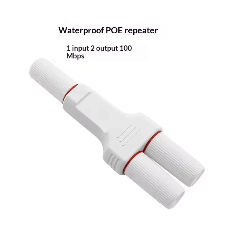 

PoE-сплиттер 10/100 Мбит/с, 2-портовый удлинитель, поддержка расширения до 250 м для систем видеонаблюдения и PoE-сетей