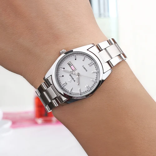 Montre Femme 2024 WWOOR relojes de moda para Mujer Reloj de cuarzo plateado resistente al agua Reloj de pulsera automático con fecha para Mujer Reloj de Mujer