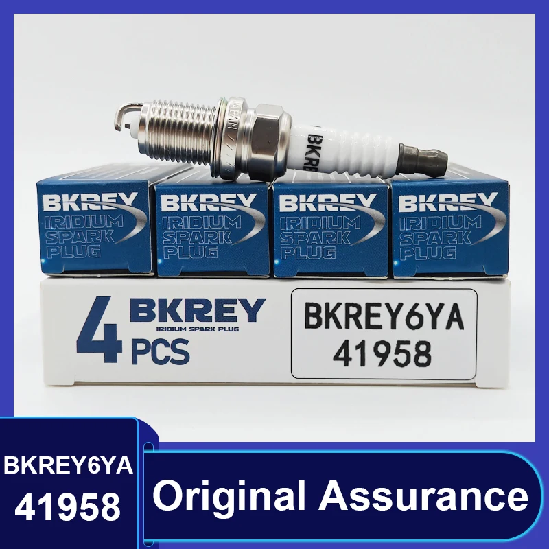 4/20PCS BKR6EYA-11 4195 Iridium Spark Plug For Mitsubishi Subaru Toyota Camry Honda Rav4 Lexus Audi Volvo For BKREY6YA 41958