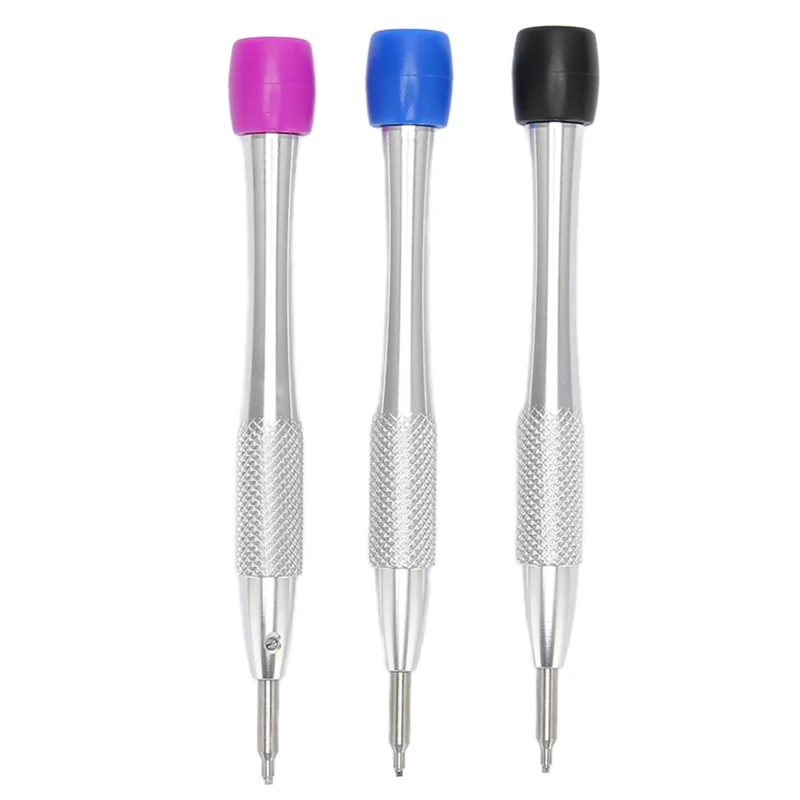 ABRW-3Pcs/Set Kit de chaves de fenda de movimento de relógio Chave de fenda de rotor de peso oscilante triangular para movimento 3235