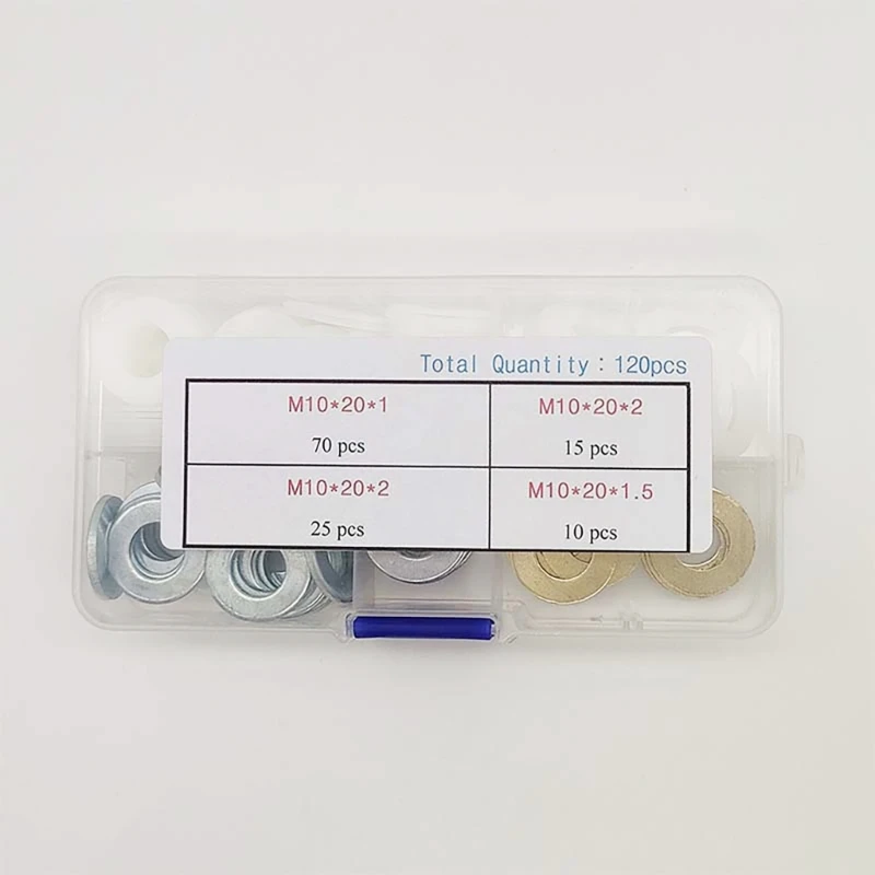 Assortiment 120pcs meubles meubles Rings Set Enleme