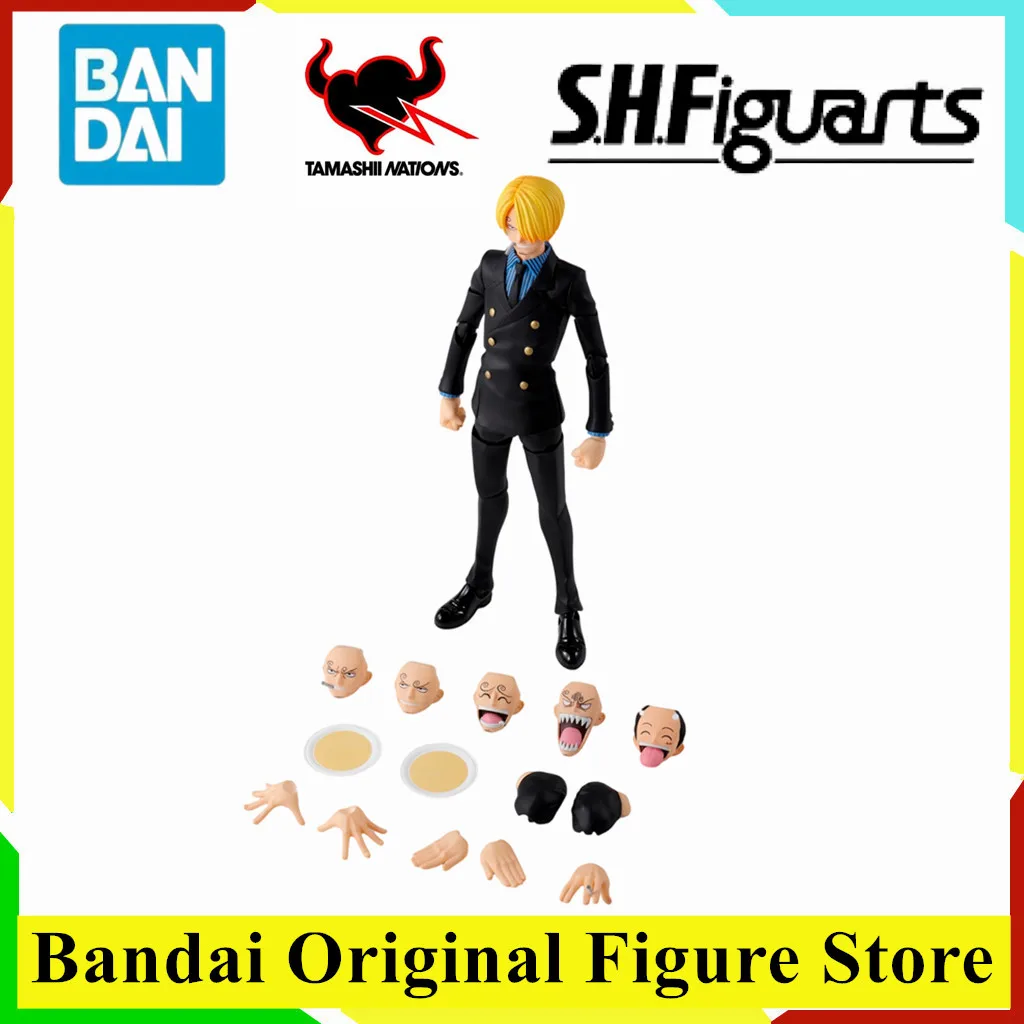 figurine-d'action-originale-bandai-one-piece-sanji-shfiguarts-romance-dawn-jouets-en-pvc-modele-de-collection-poupee-articulee-d'animation