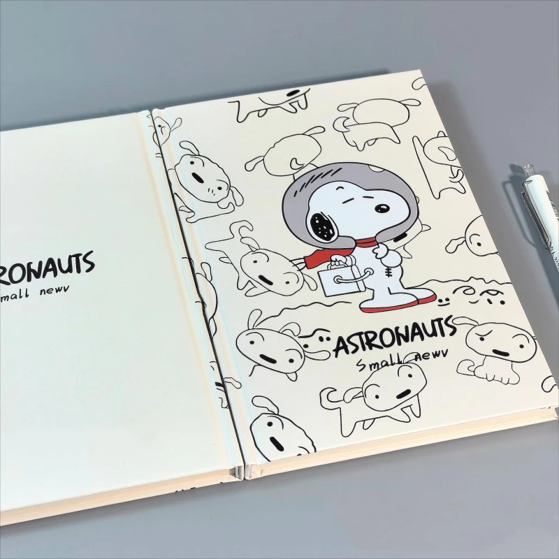 Anime Snoopy Notebook Cartoon Peanuts Journal Cute Student Hard Shell Snoopy Notebook Wholesale Kawaii Girl Hand Ledger Gift