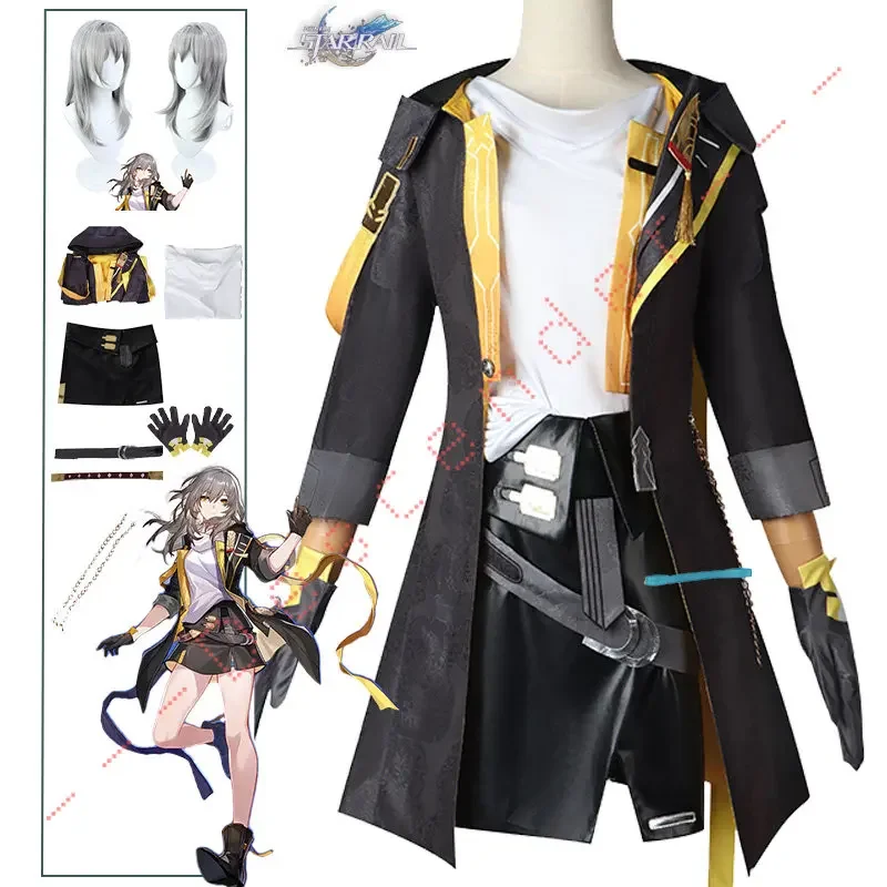 Trailblazer Cosplay Honkai Star Rail Game Costume Women Uniform Wig Halloween Party Carnival Suit Role Play Comic Cn Outfit