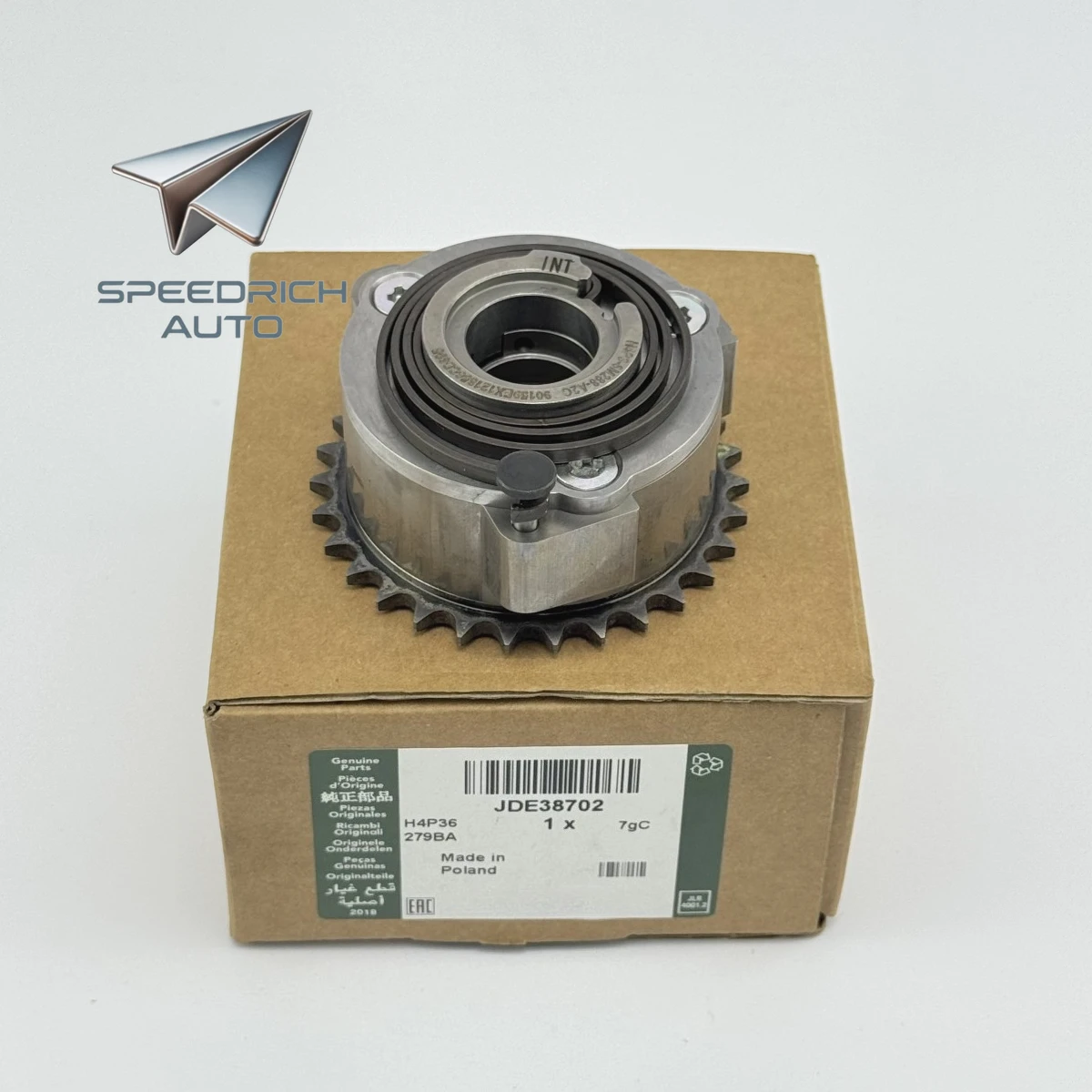 

JDE38702 LR091759 Timing Gear for Jaguar F-PACE XE RANGE E-PACE F-TYPE XF and Land Rover New RANGE ROVER EVOQUE DISCOVERY 5