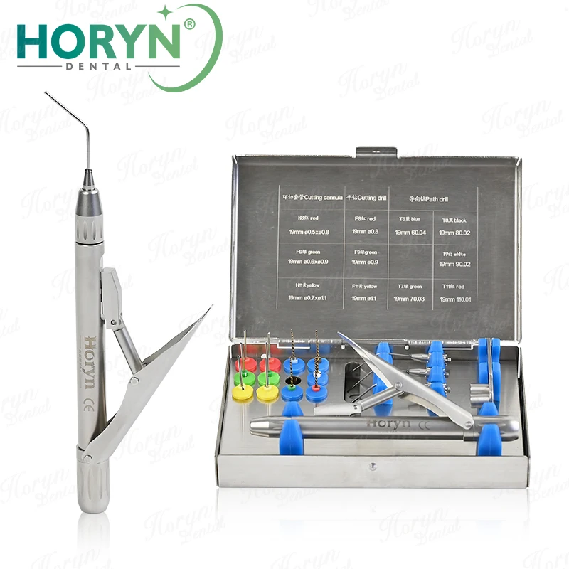 Horyn Dental Endo File Retrieval Kit Broken File Removal Tool Root Canal Instrument with NiTi Tips for Dentist