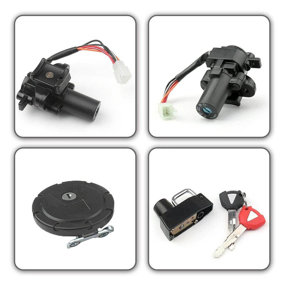Motorcycle Accessories Ignition Switch Lock KEY For KAWASAKI ZX6R ZZR400 ZZR60 ZX9R ZX900 ZX7R ZX750 view 7