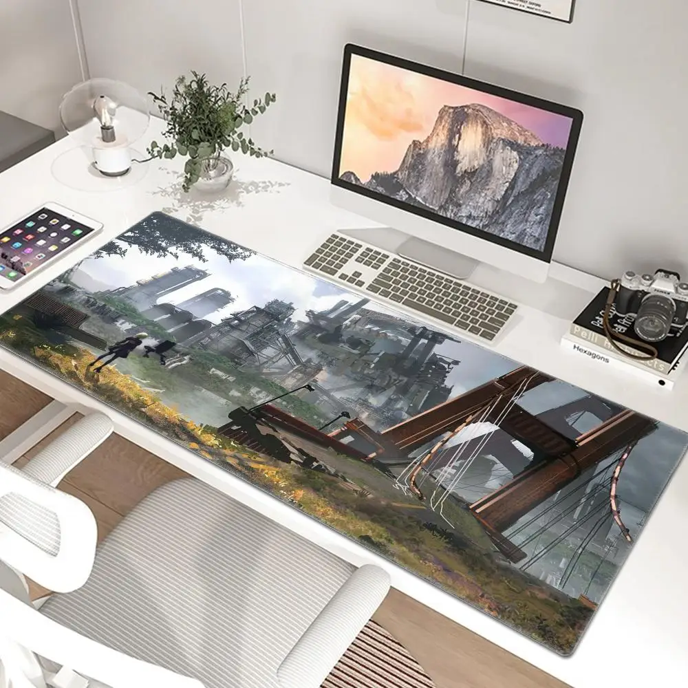 NieR Automata 900x400 Mouse Pad Gaming Accessories Keyboard Desk Mat Computer Deskmat Pc Gamer Mats Anime Sexy Girl Mousepad Xxl