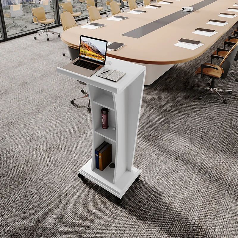 

Lecture Desk Lecture Desk Training Lecture Table Welcome Desk Reception Simple Movable Front Meeting Room Solid Wood
