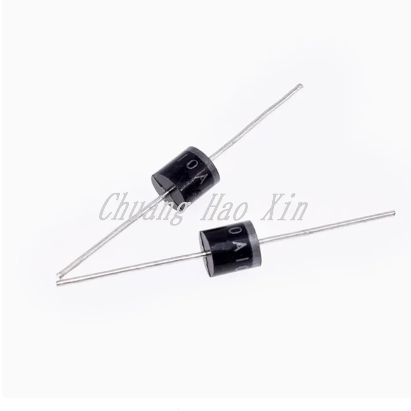 10개 10A10 직접 삽입 정류 다이오드, 고전력 및 고전류 10A/100V, 역류 방지 및 반동 방지