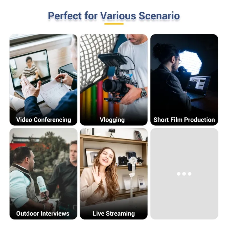 محول الحذاء البارد بالكامل لميكروفون DJI للاستخدام في كاميرات حوامل ثلاثية الأقفاص والأحذية الساخنة على الكاميرا - يتضمن حامل ثلاثي القوائم 1/4-20 مم