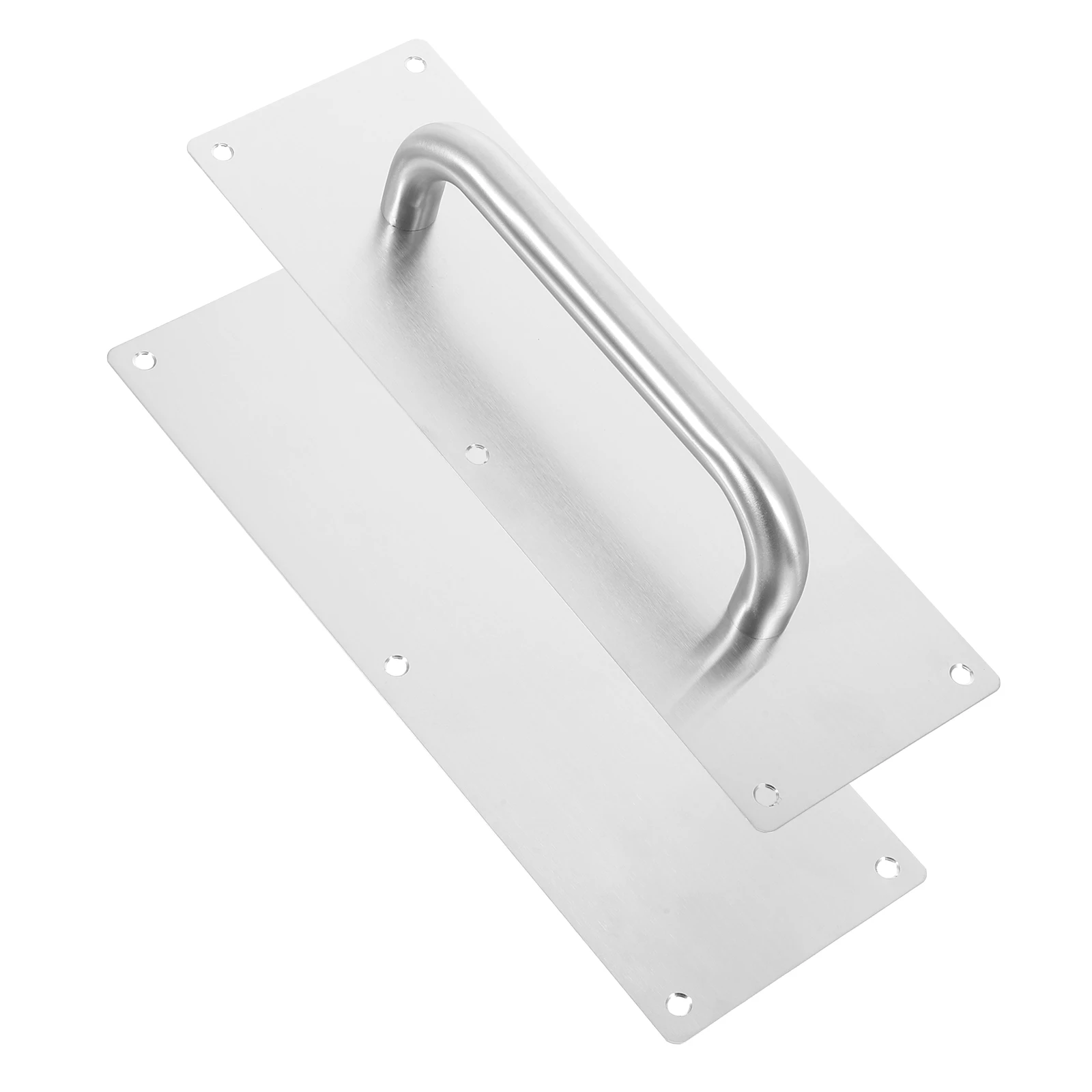 

2pcs Stainless Steel Push Pull Handles Sliding Hardware Barn Door Handle Closet Pulls Silver Garage Door Hardware