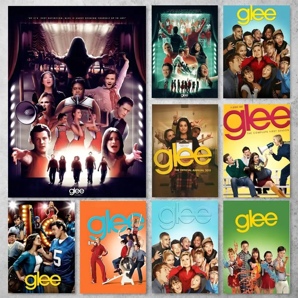 Póster de Anime de la Serie de Televisión G-Glee, Comedia Musical Juvenil, Decoración de Pared Adhesiva HD, Impermeable, para Sala de Estar, Bar, Decoración Estética para el Hogar