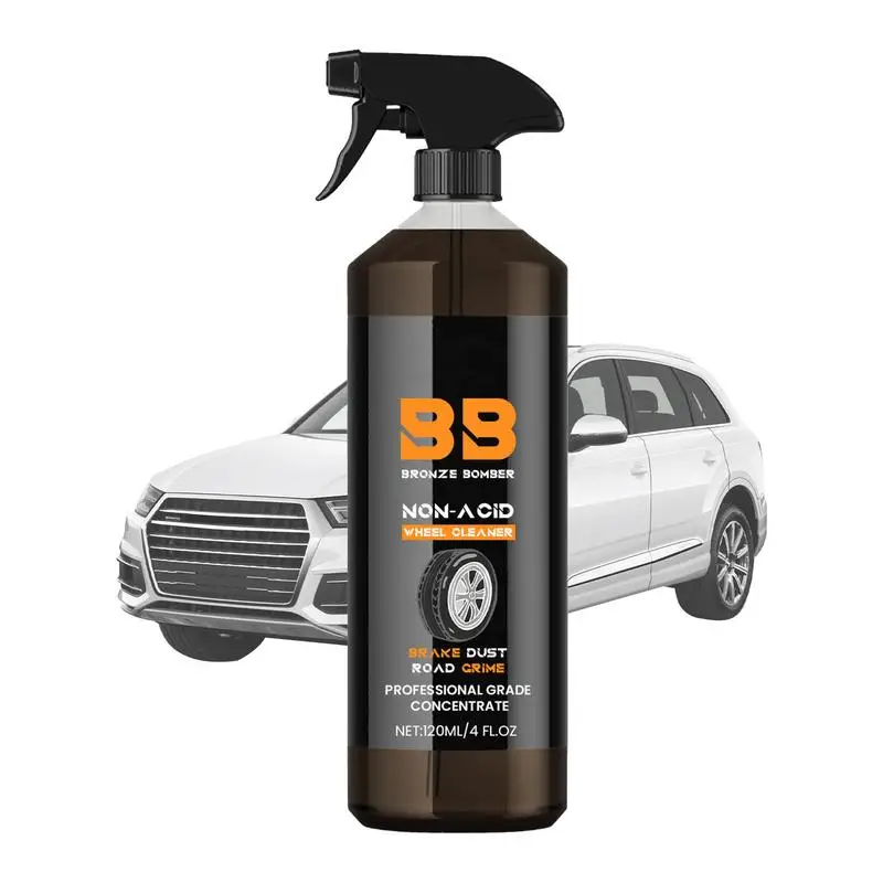 

Brake Bomber Wheel Cleaner Brake Dust Cleaner 120ML Brake Dust Remover Automobile Wheel Cleaner Safe On Alloy Chrome And Painted