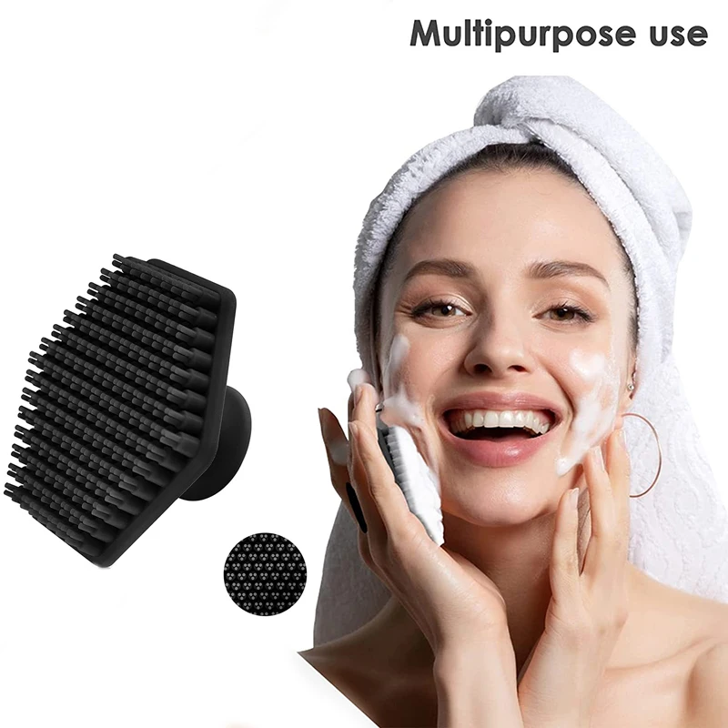 Facial Cleaning Brush Scrubber Miniature Face Deep Clean Shave Massage Face Scrub Brush Women Men Face Cleaner Skin Care Tool