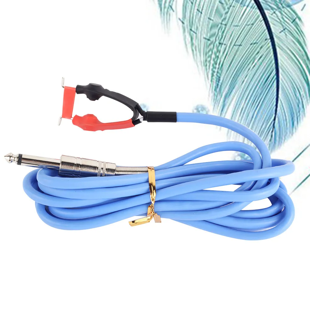 

1.8m Heavy Duty Silicone Clip Cord for Tattoo Machines Compatible with Standard Mono Plug Power Supply Wire Tattoo Artist