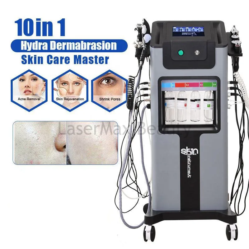 

Professional 10 In 1 Hydra Aqua Peel Dead Skin Removal Face Tightening Facial BIO Lift Ultra Massager Scrubber Beauty Machine