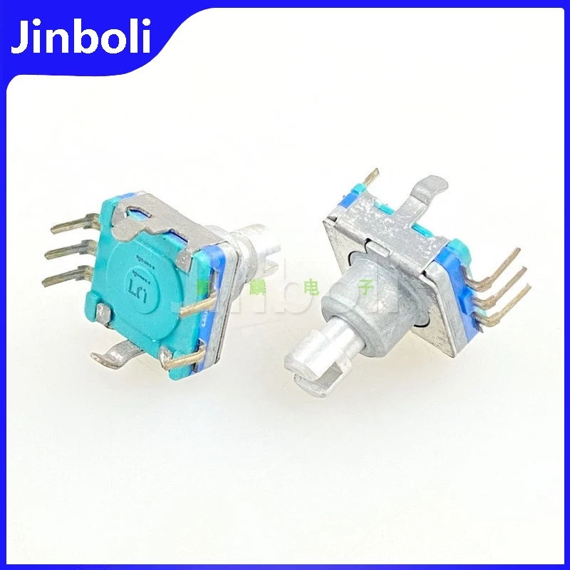 3PCS EC11 Rotary Encoder With Push Switch 360 Degree 30 Pulses 5Pin Shaft 10MM Car Navigation Radio Volume Digital Potentiometer