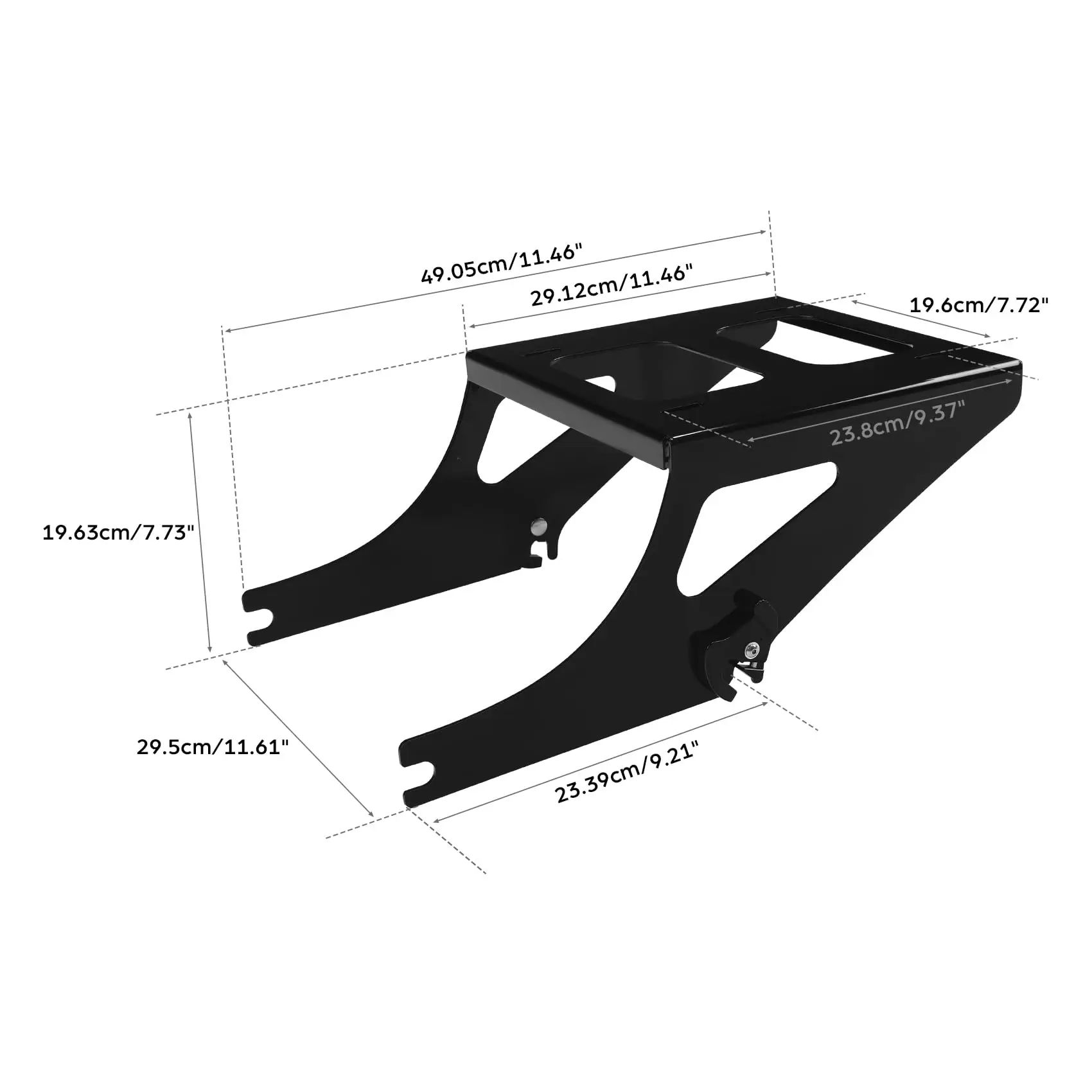Trunk Mounting Rack Fit For Harley Fat Boy Fatboy FLSTF FLSTFB 2008-2017 Night Train 2006-2009 Motorcycle Luggage Rack Pack