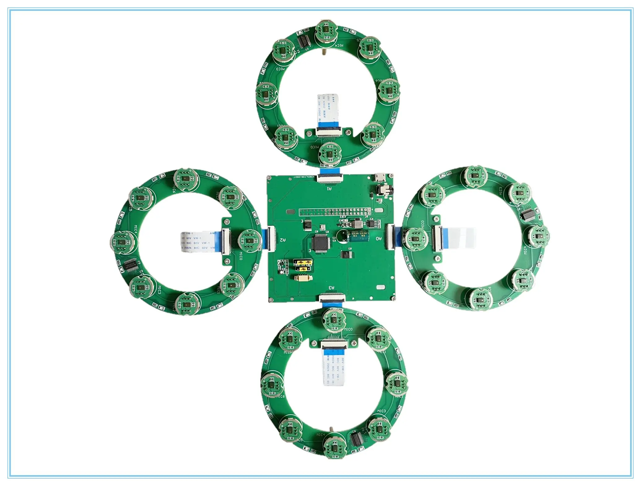 Microphone Array 32-round 4x8 Mixed Array Kit